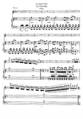 Fantasia sulla Traviata di Verdi (for flute and piano) - Piano score