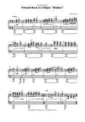 Prelude No.6 for piano 'Walton'