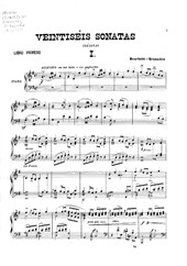 26 Unpublished Sonatas (arranged for piano)