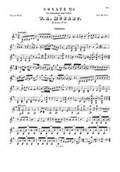Violin Sonata No.6 in G major (for violin and piano)