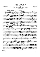 Violin Sonata No.10 in B-flat major (for violin and piano)