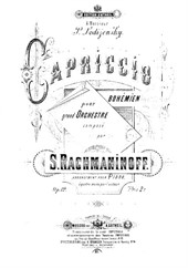 Capriccio on Gypsy Themes (for piano 4 hands)