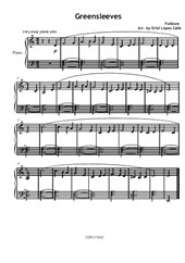 Greensleeves (very easy piano)