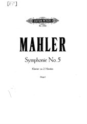 Mahler's symphony No.5 for piano solo