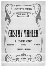 Mahler's symphony No.2 for two pianos