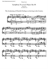 Symphony No.6 "Pastoral" (arranged for piano)