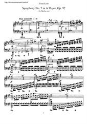 Symphony No.7 (arranged for piano)