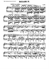 Ballade No.4 in F minor