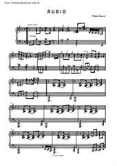 Rubio (latin piano solo)