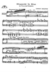 Rhapsody in blue (for 2 pianos)