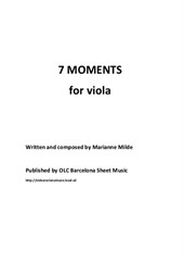 Seven Viola Moments (Book)