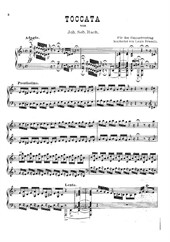 Toccata and fugue (for piano)