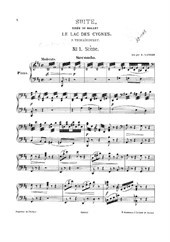 Swan Lake suite (for piano 4 hands)