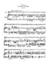 Violin concerto (for piano and violin)