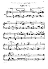 Polonaise No.13 in A flat major (posthumous work)