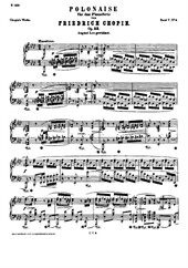 Polonaise 'Heroic' in A flat major