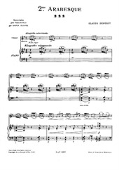 Arabesque No.2 (for violin and piano)