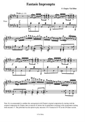 Fantasie-Impromptu Jazz Version for piano