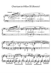 William Tell Overture (for piano solo)