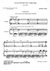 Daphnis et Chloé Suite No.2 (for piano 4 hands)